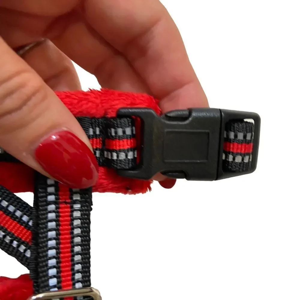New without tags Dog‎ Harness With Traction Belt Collar Reflective Adjustable